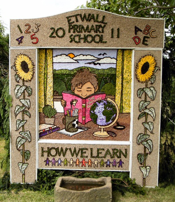 Etwall well dressing
